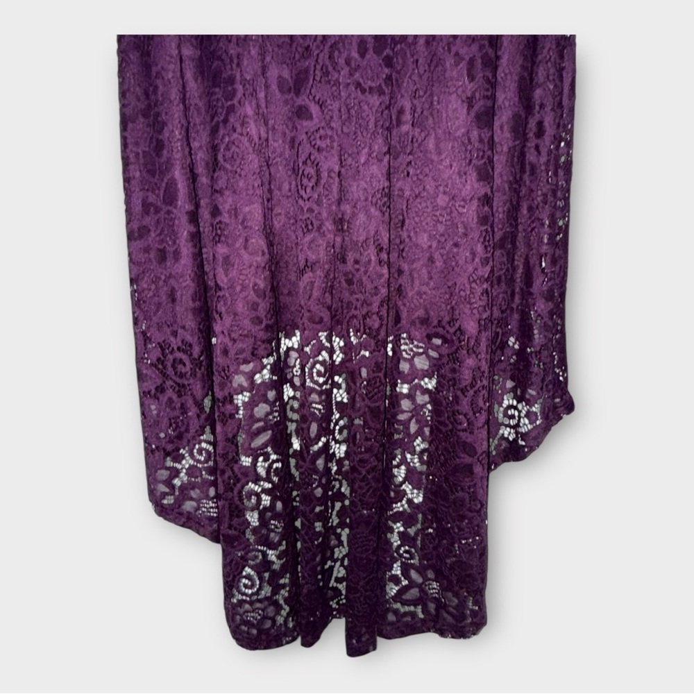 Dressystar NWT Purple Hi-Low Lace Dress - Picture 8 of 12